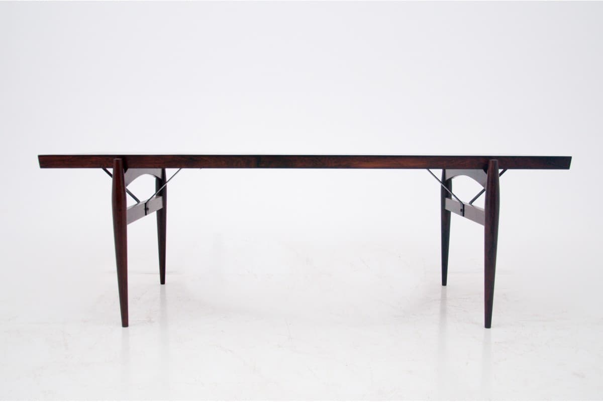 Coffee table, brown rosewood, Denmark, 1960s. - 77637