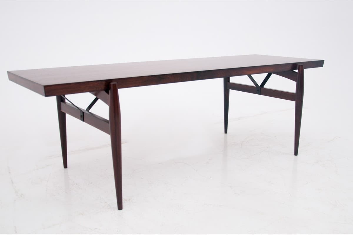 Coffee table, brown rosewood, Denmark, 1960s. - 77639