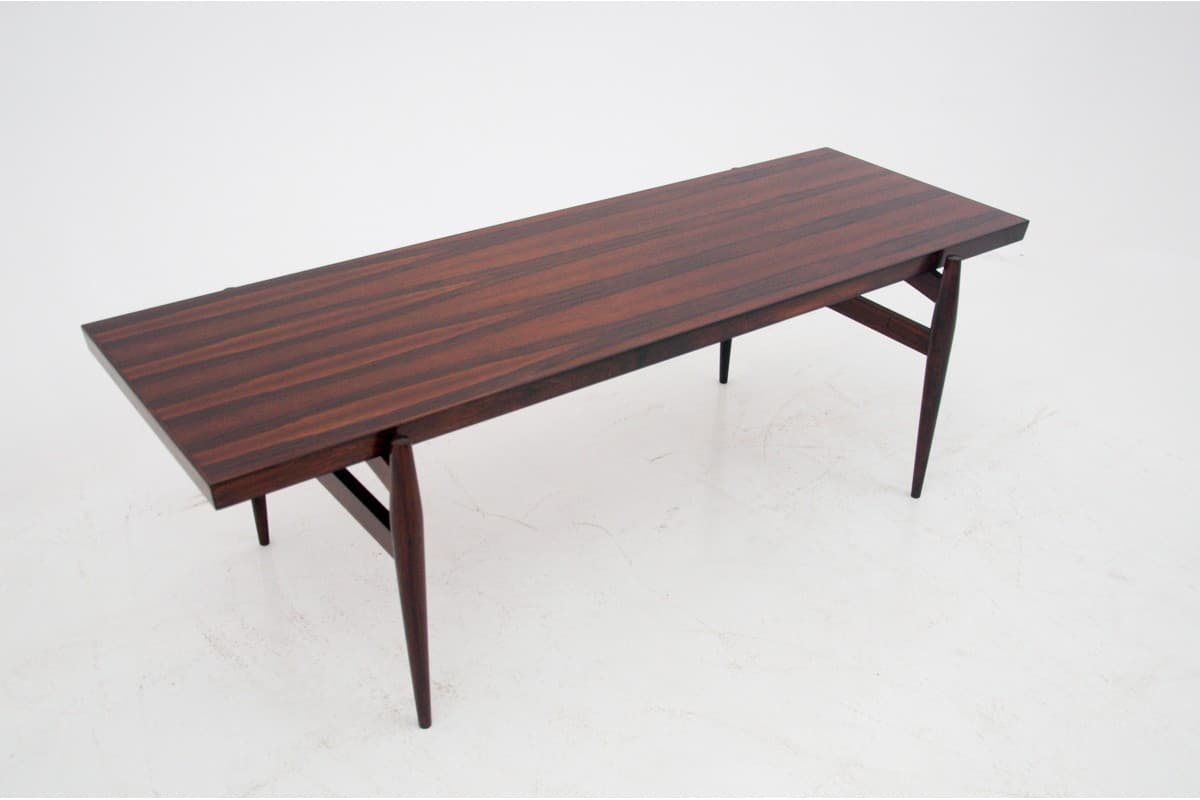 Coffee table, brown rosewood, Denmark, 1960s. - 77638