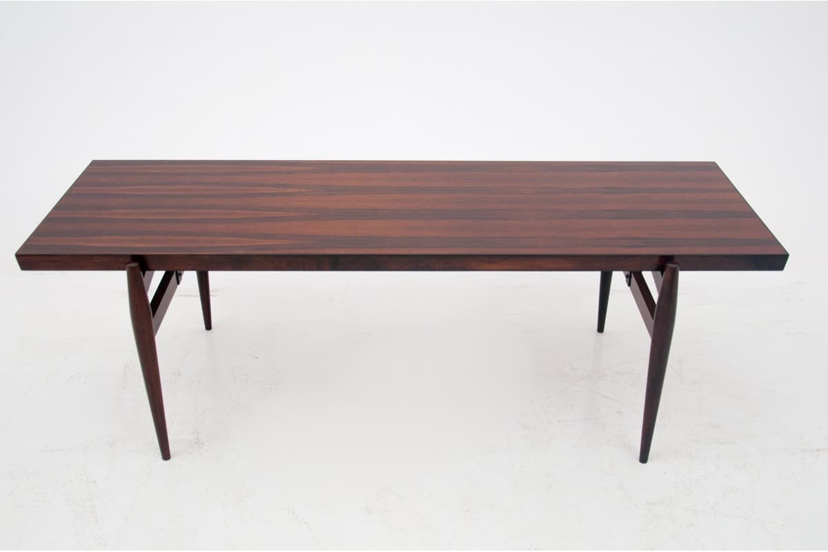 Coffee table, brown rosewood, Denmark, 1960s. - 77636