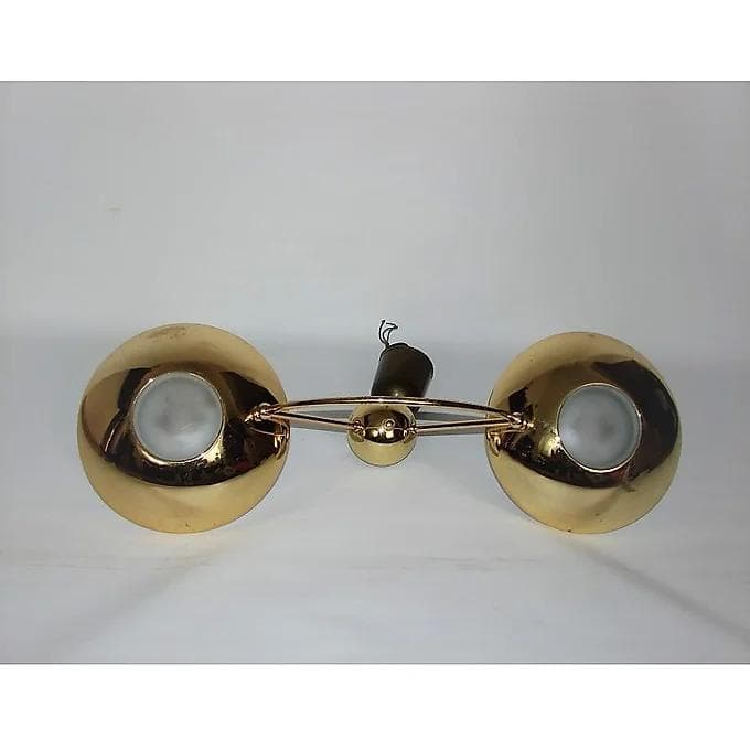 Brass Modernist Pendant Lamp, 1980s - 38580