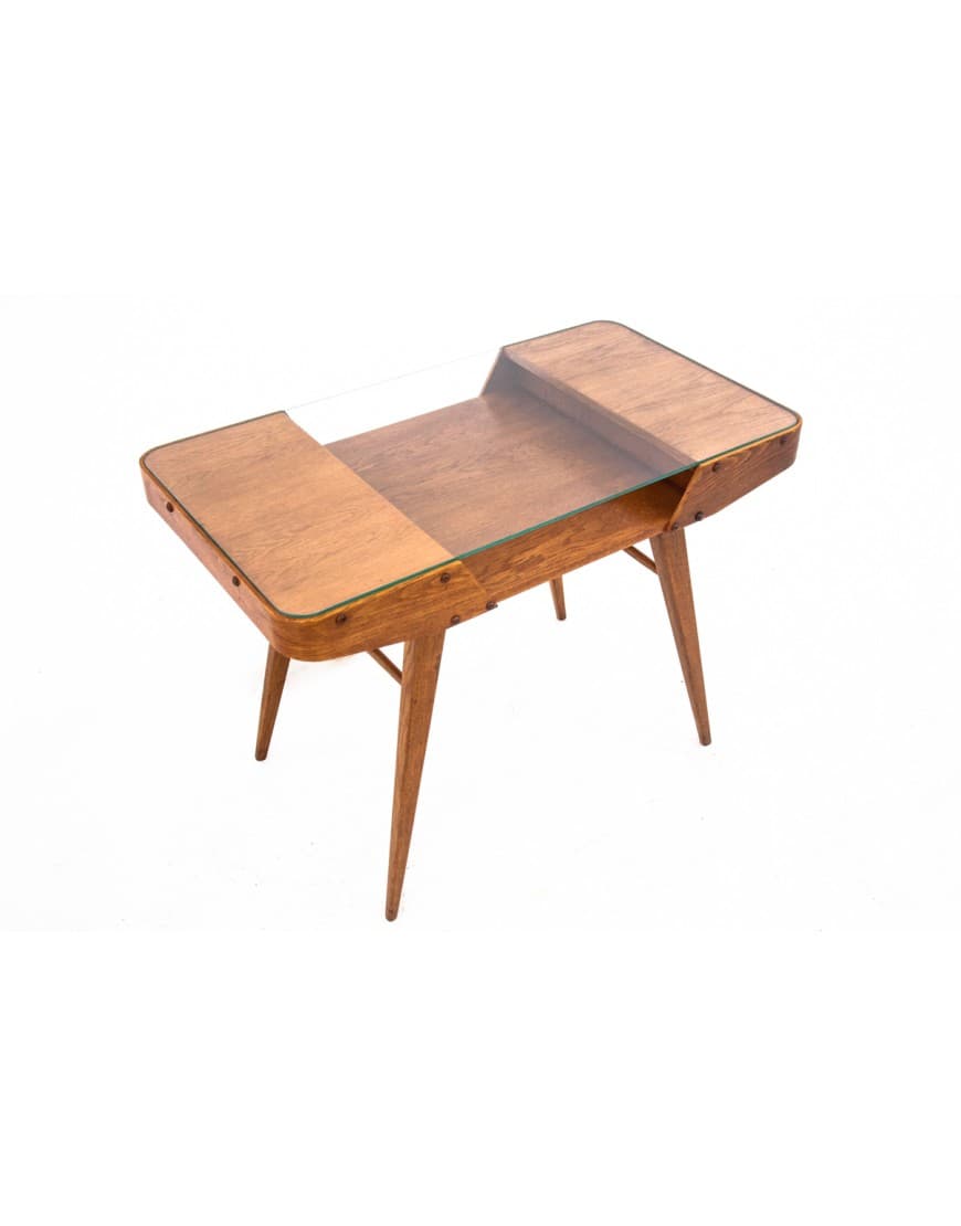 Coffee table, brown walnut, Czech Republic, 1960s - 77659
