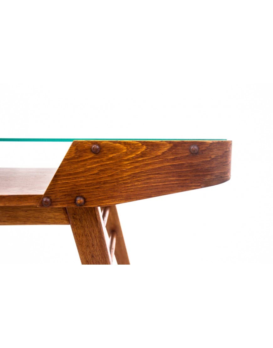 Coffee table, brown walnut, Czech Republic, 1960s - 77663