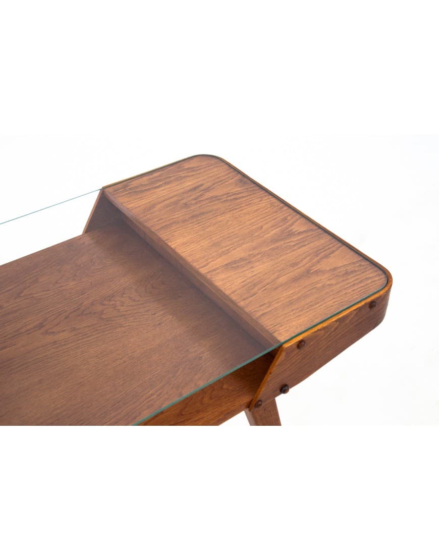 Coffee table, brown walnut, Czech Republic, 1960s - 77661