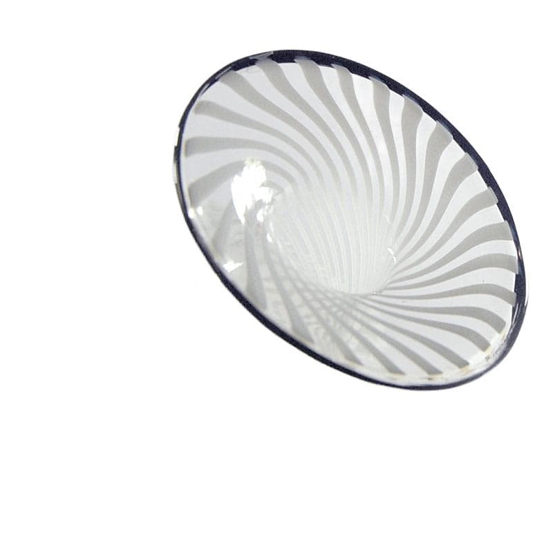 Biały wazon ze szkła filigranowego, Murano, Włochy, lata 60. - 4255