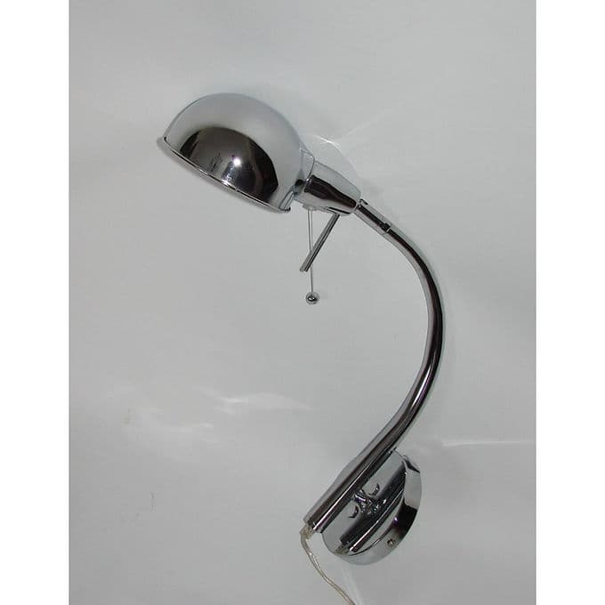 Wall sconce Modern, chrome steel silver, 1980s. - 38662