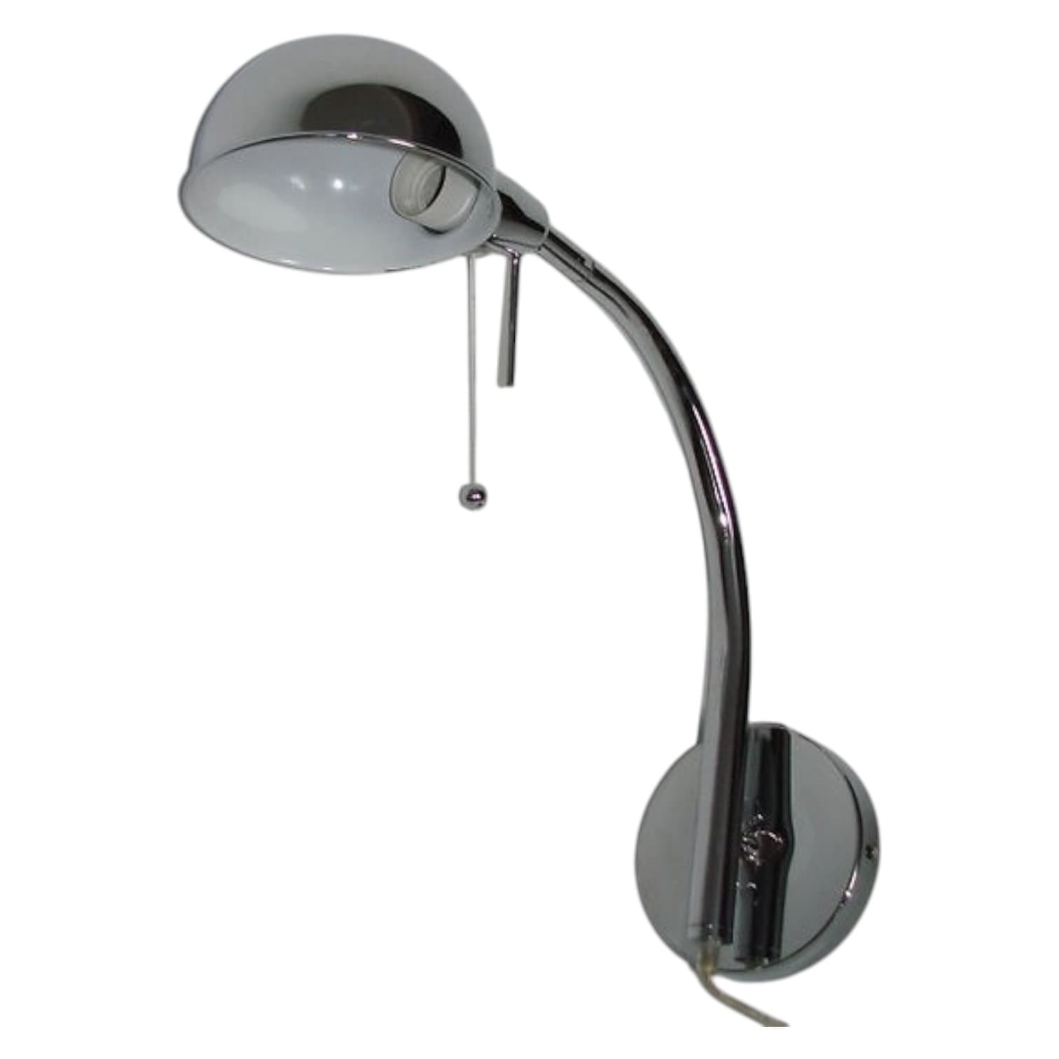 Wall sconce Modern, chrome steel silver, 1980s.