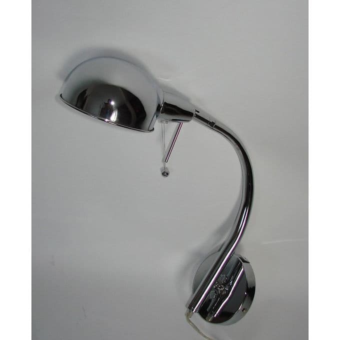 Wall sconce Modern, chrome steel silver, 1980s. - 38663