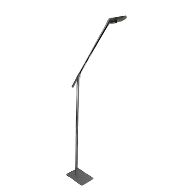 Lampa podłogowa, srebrny, aluminium, lata 70. - WYMIARY
