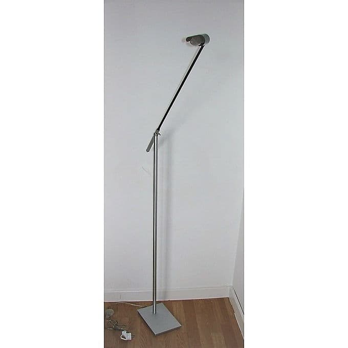 Lampa podłogowa, srebrny, aluminium, lata 70. - 38653
