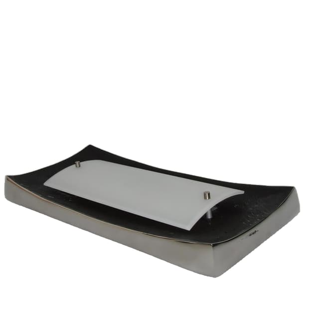 Kinkiet Fisher Leuchten, srebrny, aluminium, lata 90. - WYMIARY