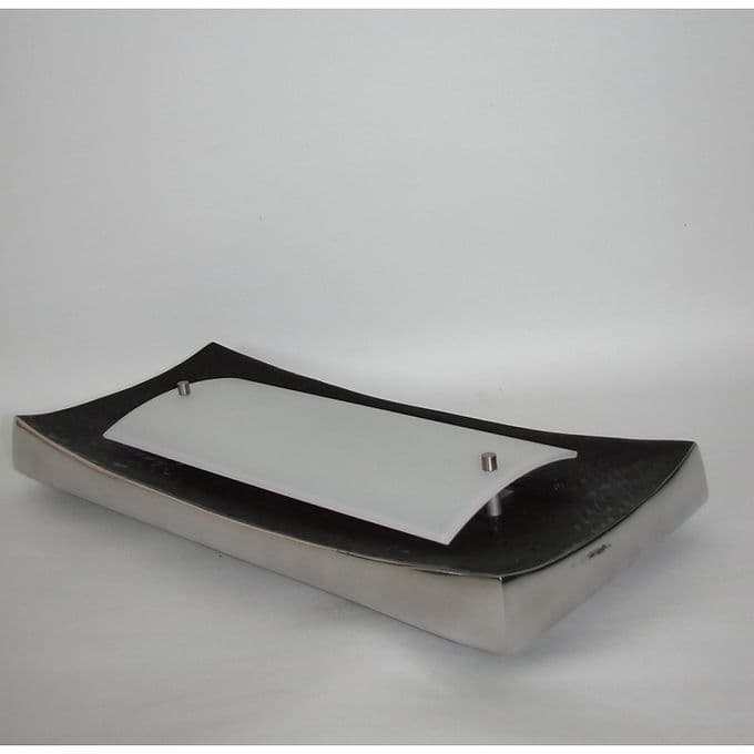 Kinkiet Fisher Leuchten, srebrny, aluminium, lata 90. - 38627