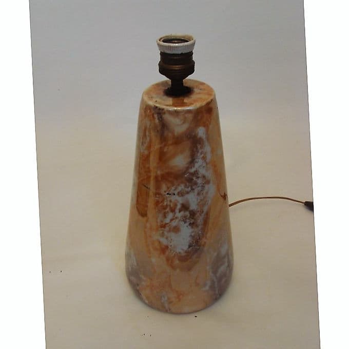 Table lamp, multicolor ceramic, Finland, 1930s - 38593