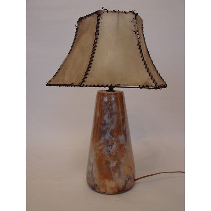 Table lamp, multicolor ceramic, Finland, 1930s - 38591