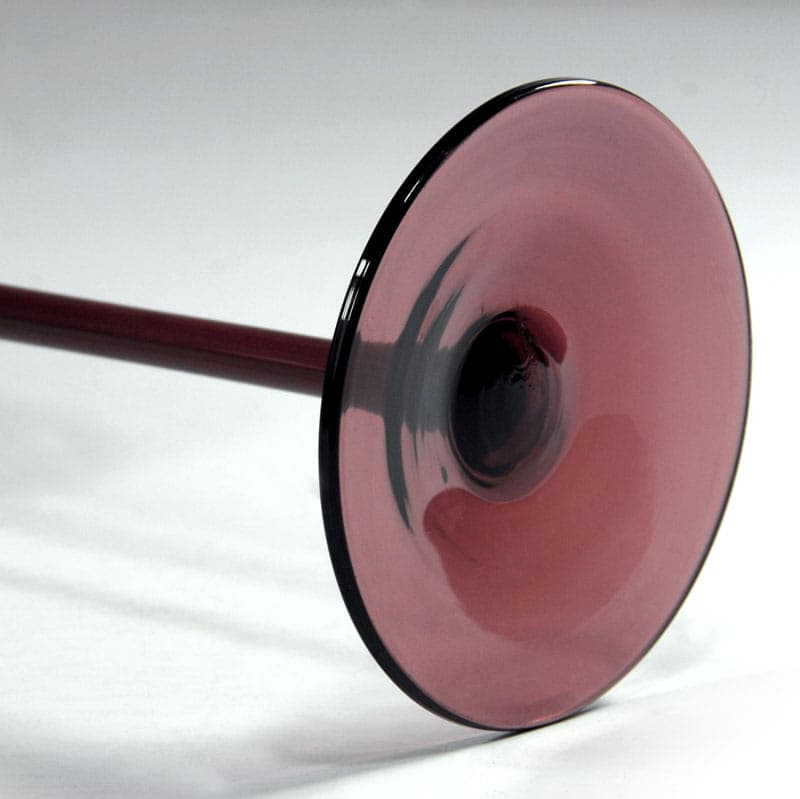 Wazon kielich, szkło fiolet, proj. C. Moretti, Włochy, lata 70. - 38974