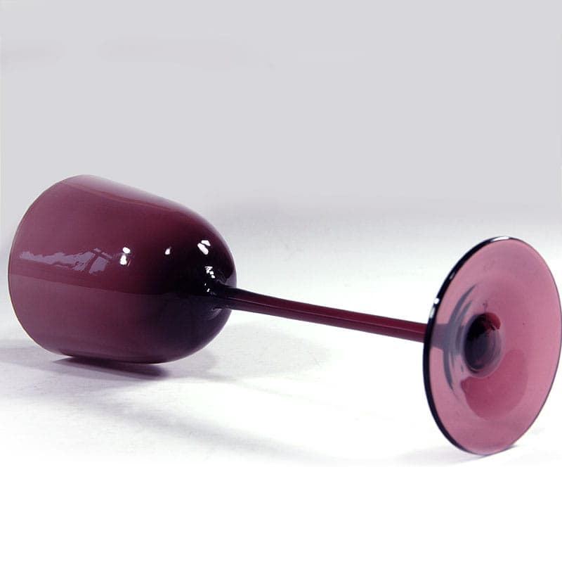 Wazon kielich, szkło fiolet, proj. C. Moretti, Włochy, lata 70. - 38977