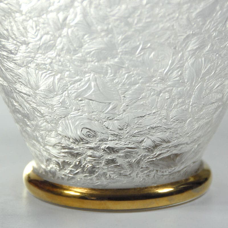 Wazon Art Deco, transparentny, kryształ, Rupel Boom, Belgia, lata 40. - 38952