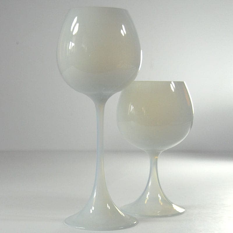 Wazon, opalizujące szkło Ivory White, Cenedese Murano, Włochy, lata 70. - 38934
