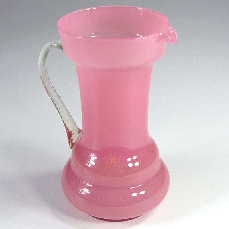 Wazon, Empoli, różowy, szkło, Włochy, lata 70. - 38928