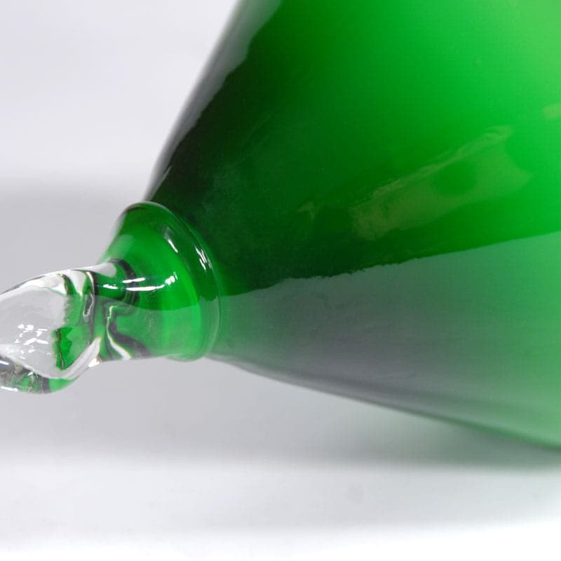 Wazon Empoli, szkło zielone, Włochy, lata 70. - 38918