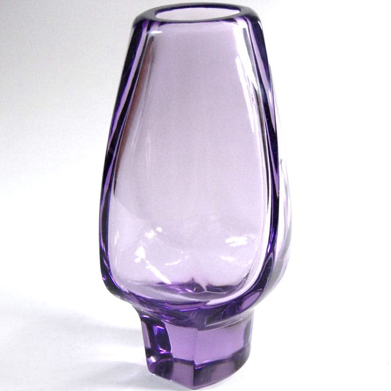 Wazon, fiolet, szkło, proj. A. F. Gangkofner, Niemcy, lata 50. - 38907