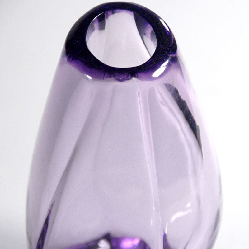Wazon, fiolet, szkło, proj. A. F. Gangkofner, Niemcy, lata 50. - 38906