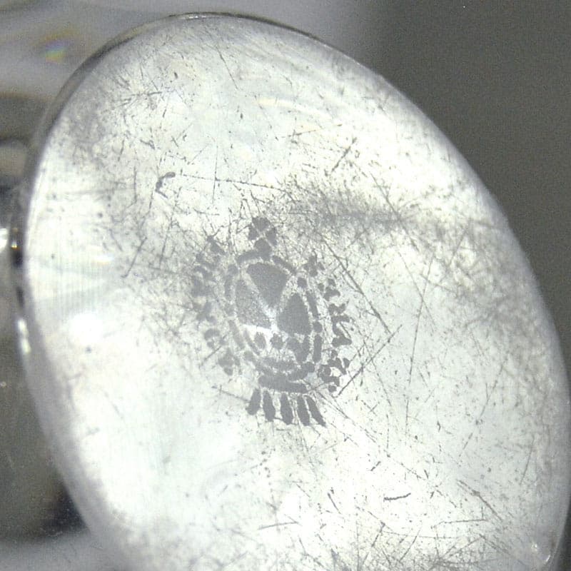 Wazon, transparentny kryształ, Crisalleries de Sevres, Francja, lata 60. - 38875