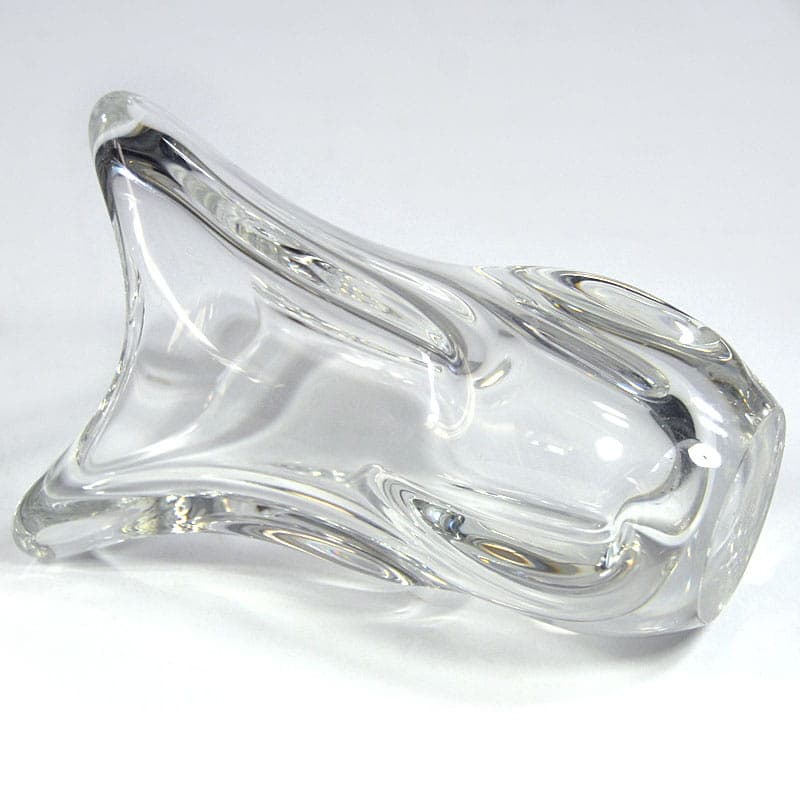 Wazon, transparentny kryształ, Crisalleries de Sevres, Francja, lata 60. - 38868