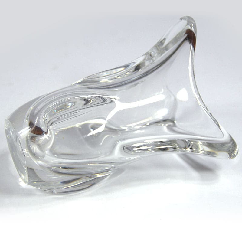 Wazon, transparentny kryształ, Crisalleries de Sevres, Francja, lata 60. - 38870