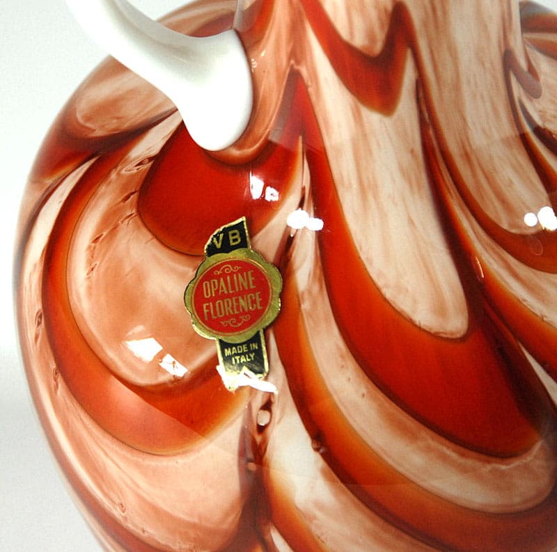 Wazon Opalina Fiorentina, szkło multikolor, Stelvia, Włochy, lata 60. - 39114