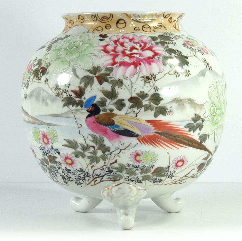 Wazon Koransha Fukagawa, wielokolorowy, ceramika, Japonia, XIX wiek - 39034