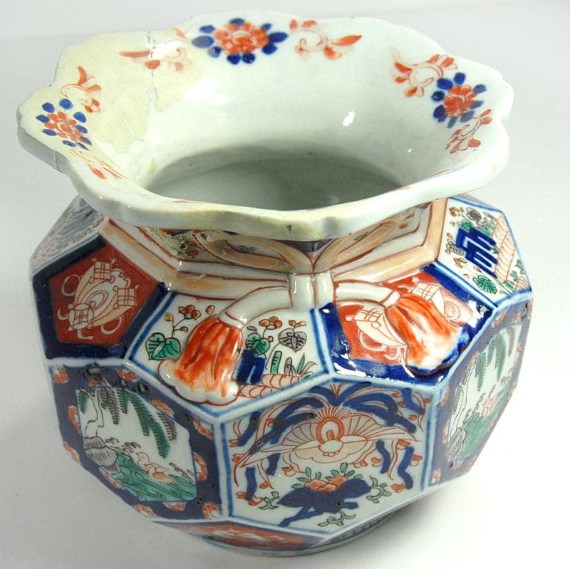 Octagonal Imari Vase, multicolor, ceramics, Japan, early 20th c. - 39016