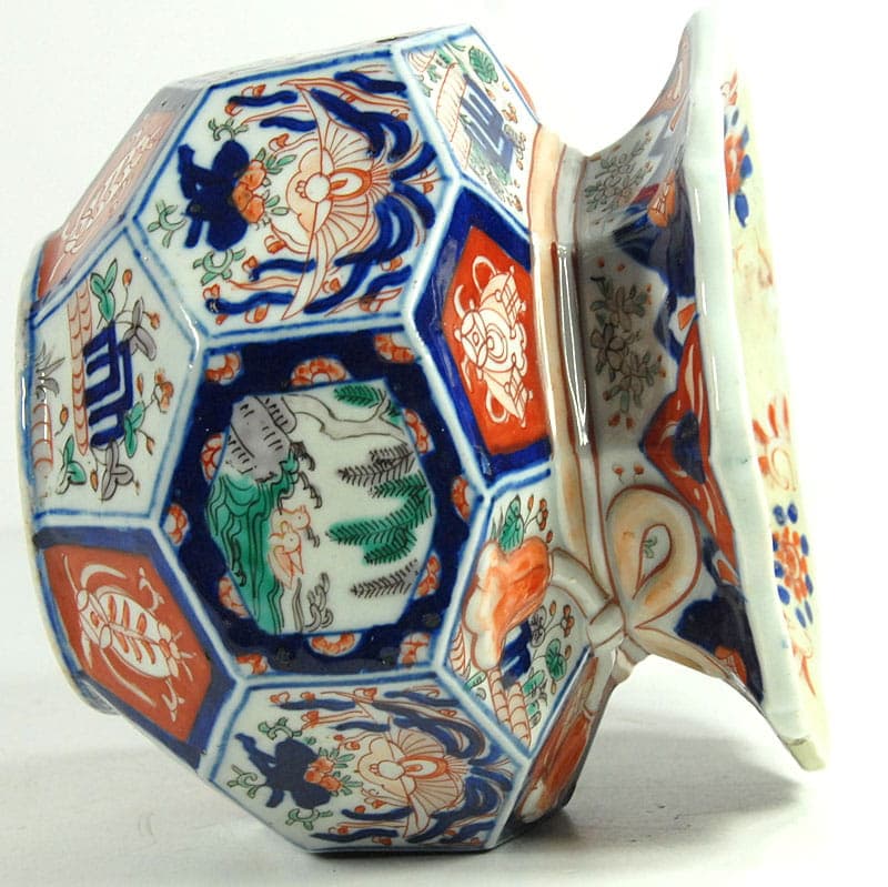 Octagonal Imari Vase, multicolor, ceramics, Japan, early 20th c. - 39019