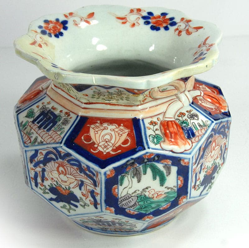 Octagonal Imari Vase, multicolor, ceramics, Japan, early 20th c. - 39015