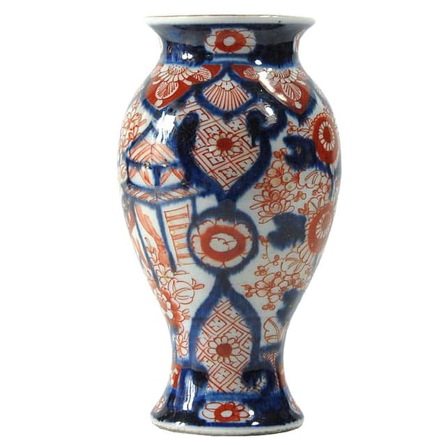 Wazon Imari, ceramika biała, Japonia, początek XX w. - WYMIARY