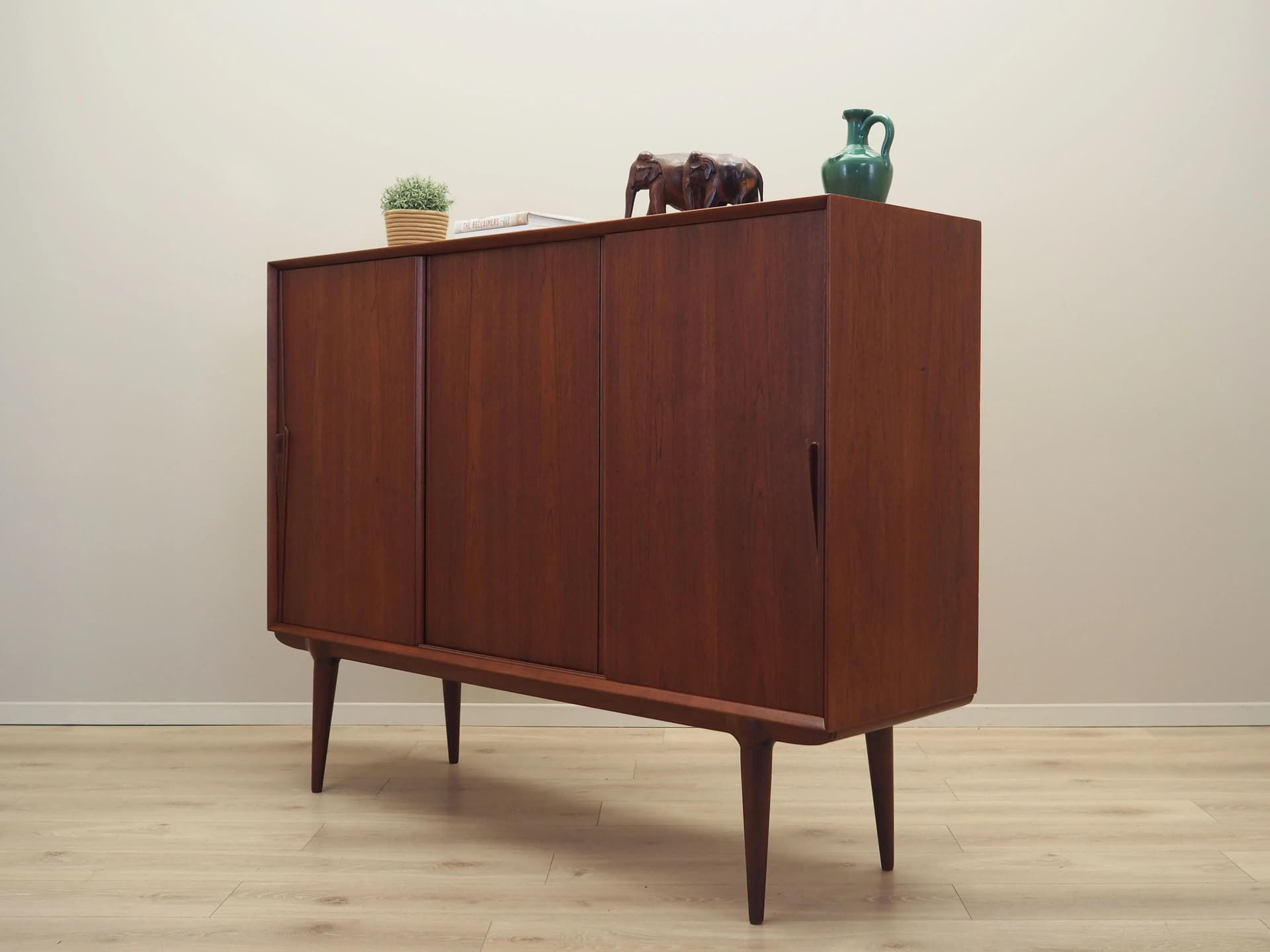 Highboard, teak brązowy ciemny, Omann Jun, Dania, lata 70. - 39279