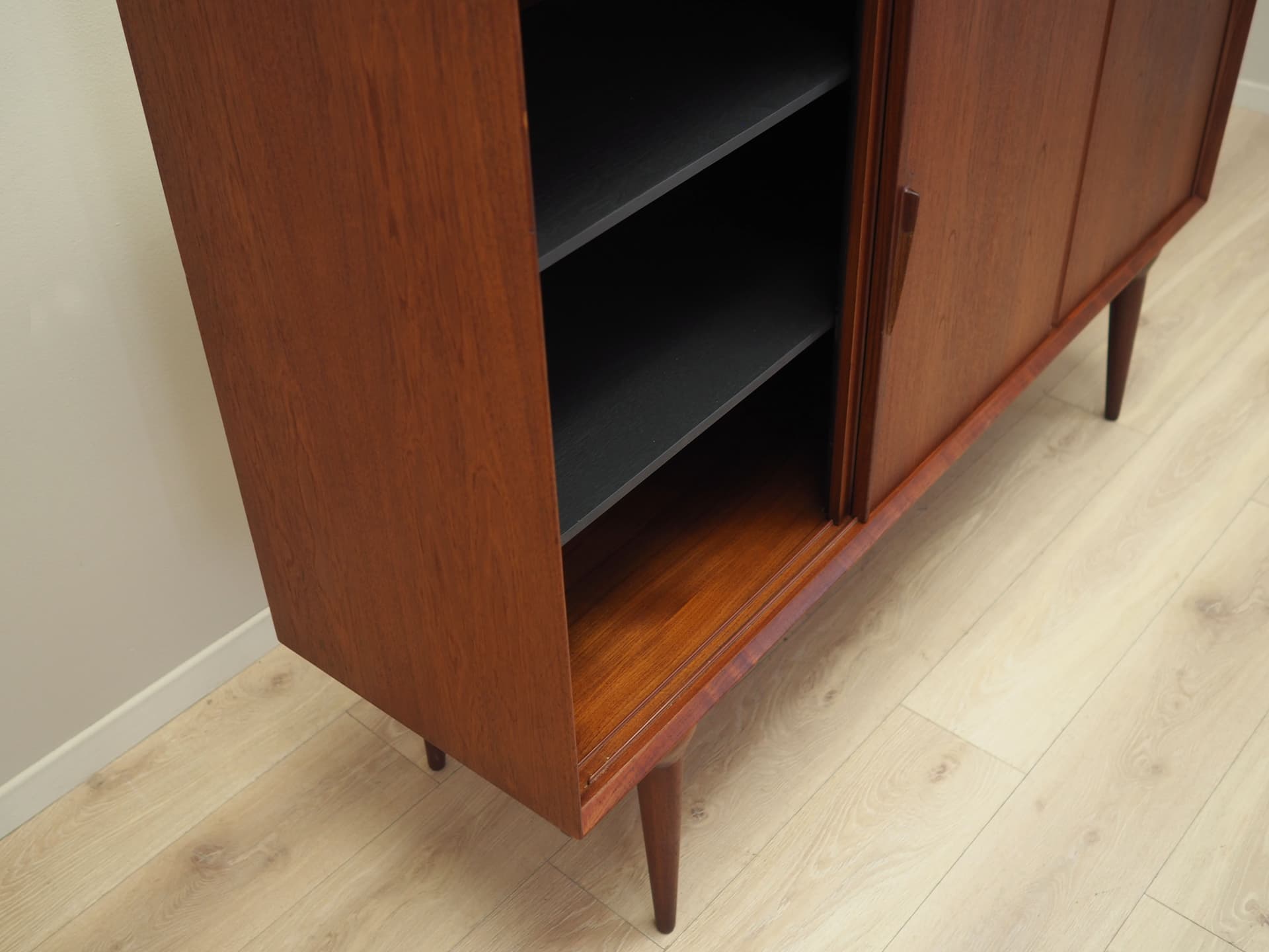 Highboard, teak brązowy ciemny, Omann Jun, Dania, lata 70. - 55988