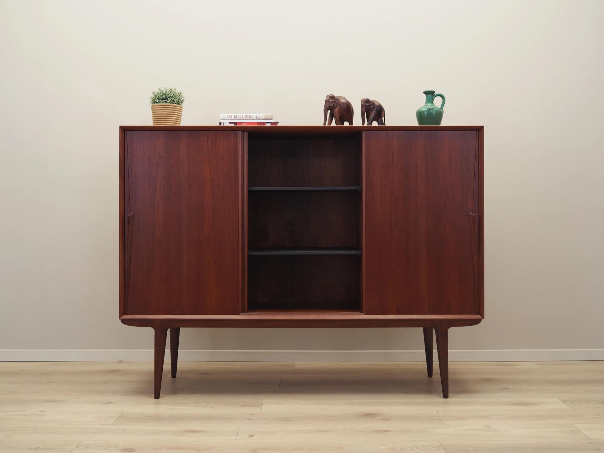 Highboard, teak brązowy ciemny, Omann Jun, Dania, lata 70. - 39278
