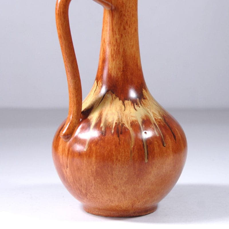 Wazon ceramiczny, brązowy, proj. R. Rigona, Bertoncello, Włochy, lata 60. - 39519