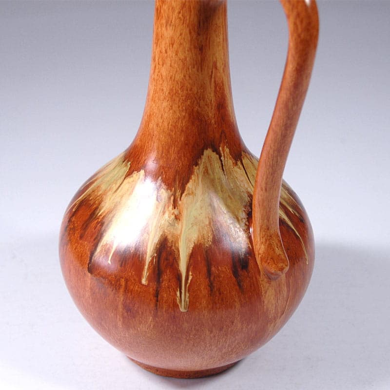 Wazon ceramiczny, brązowy, proj. R. Rigona, Bertoncello, Włochy, lata 60. - 39522