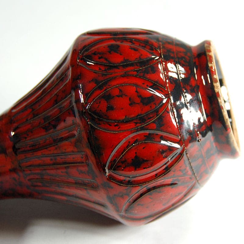 Wazon, ceramika czerwona, Włochy, lata 60. - 39514