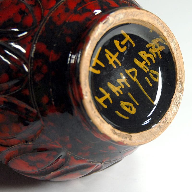 Wazon, ceramika czerwona, Włochy, lata 60. - 39516