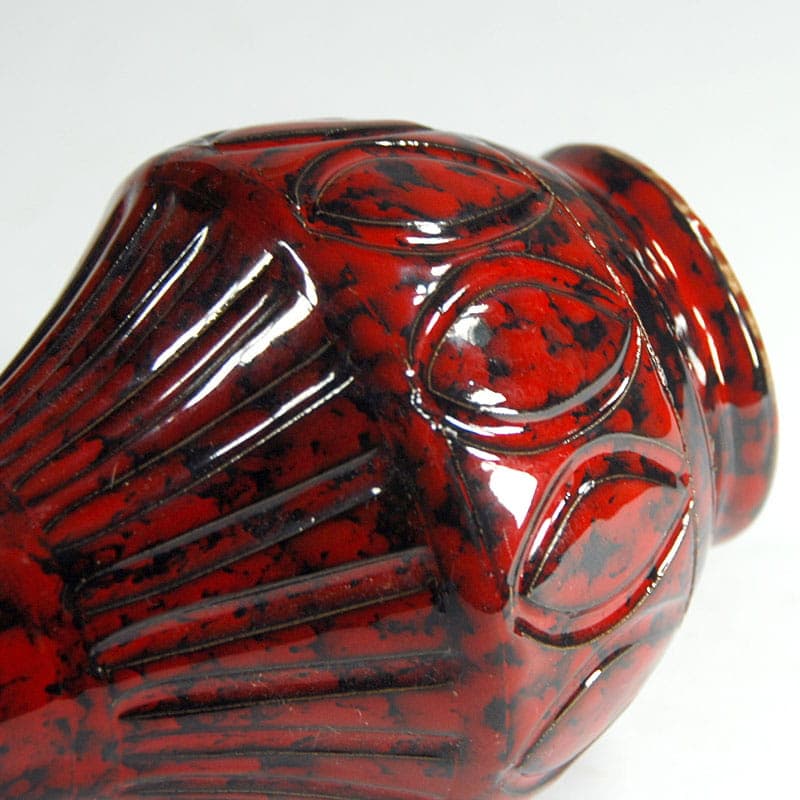 Wazon, ceramika czerwona, Włochy, lata 60. - 39512