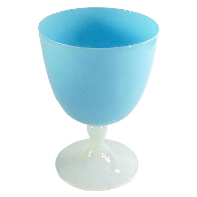 Jasnoniebieski wazon w kształcie pucharu, Empoli, Włochy, lata 60. - 4307