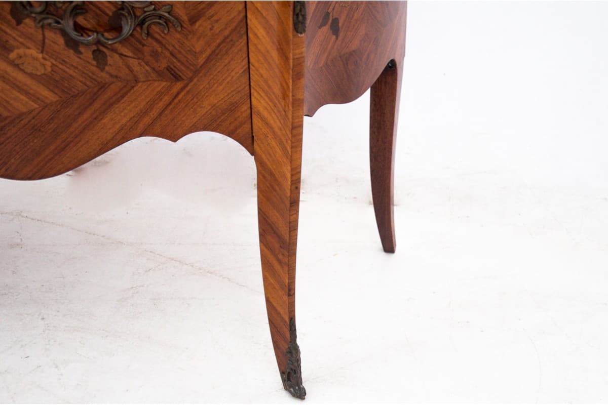 Komoda brzuchata, orzech brązowy, Francja, XIX wiek - 77711