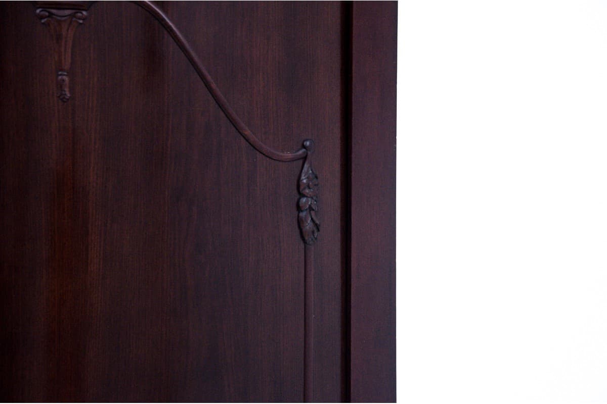 Komoda narożna biedermeier, mahoń, Europa Północna, XIX w. - 77877