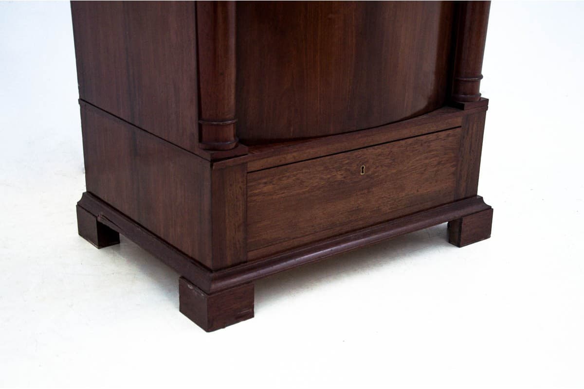Komoda biedermeier, mahoń brąz ciemny, Europa Północna, XIX wiek - 77894