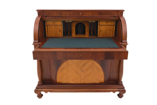 Mahoniowy sekretarzyk, Europa Północna, lata 10. XX wieku - WYMIARY