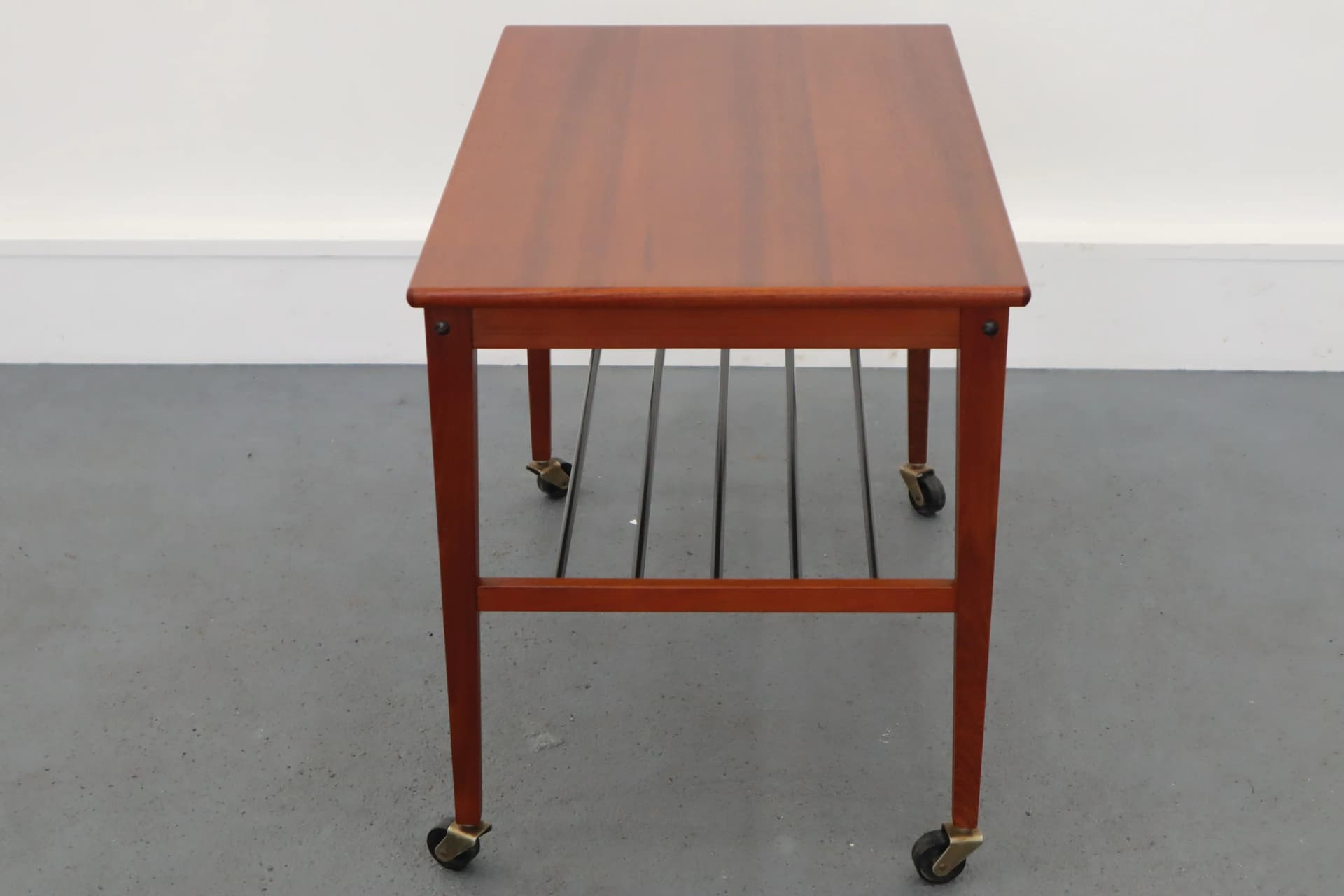 Teak Mobile Side Table, Scandinavian, Poland, 1970s - 39779