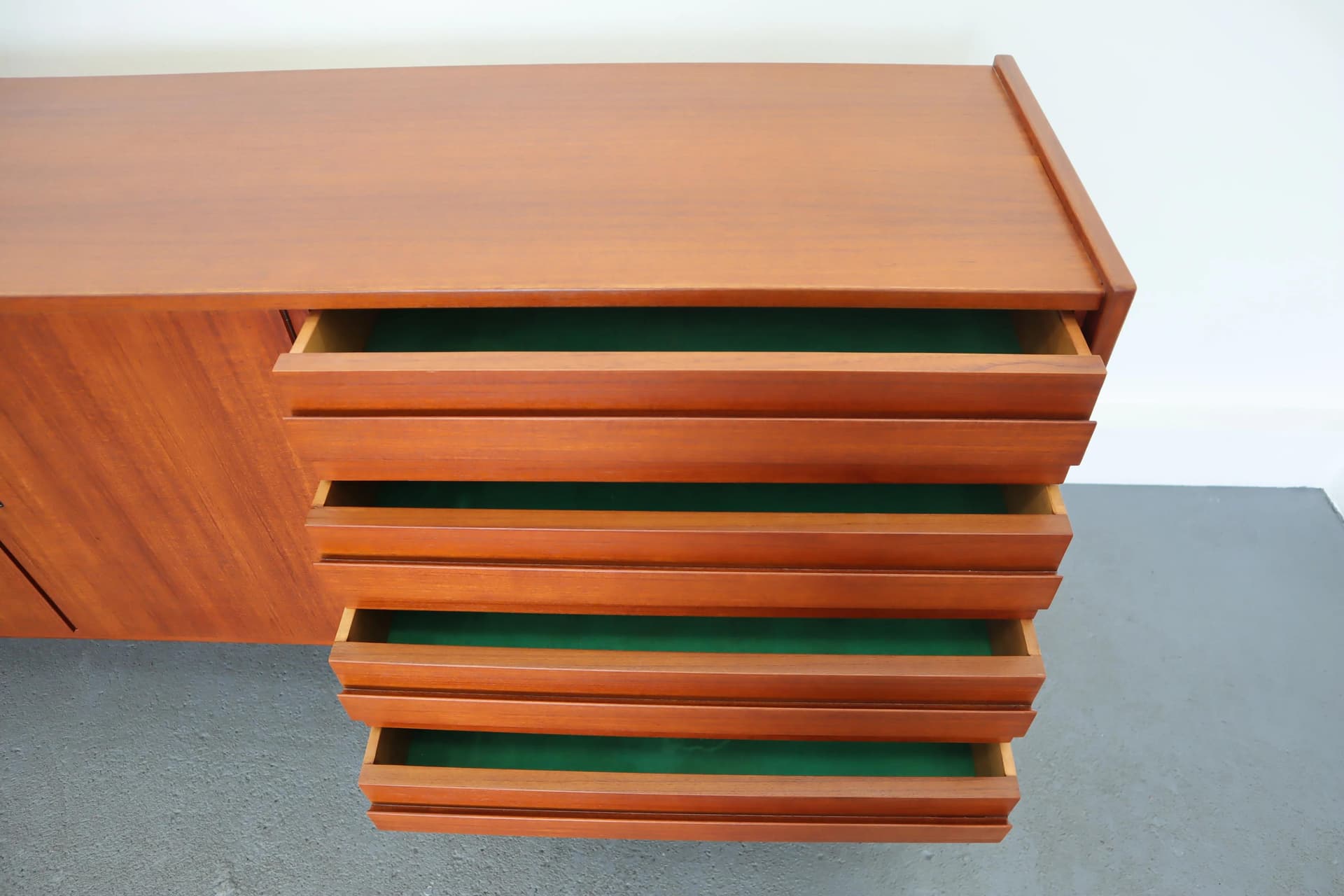 Komoda, teak brązowy, Dania, lata 60. - 39771